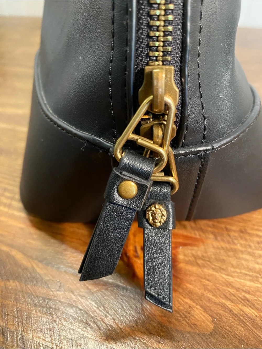 Anne Klein - Black Dome Satchel Handbag